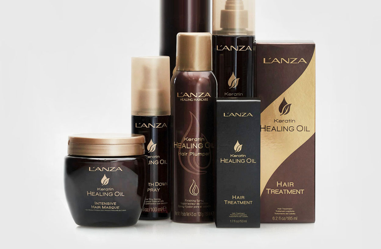 L'anza Hair & Beauty products. Available at Fusion Hair Lounge in Cranbrook, Kent.